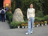 張家界導游姜怡在四川成都武侯祠
