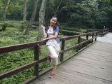 導游姜怡在張家界森林公園